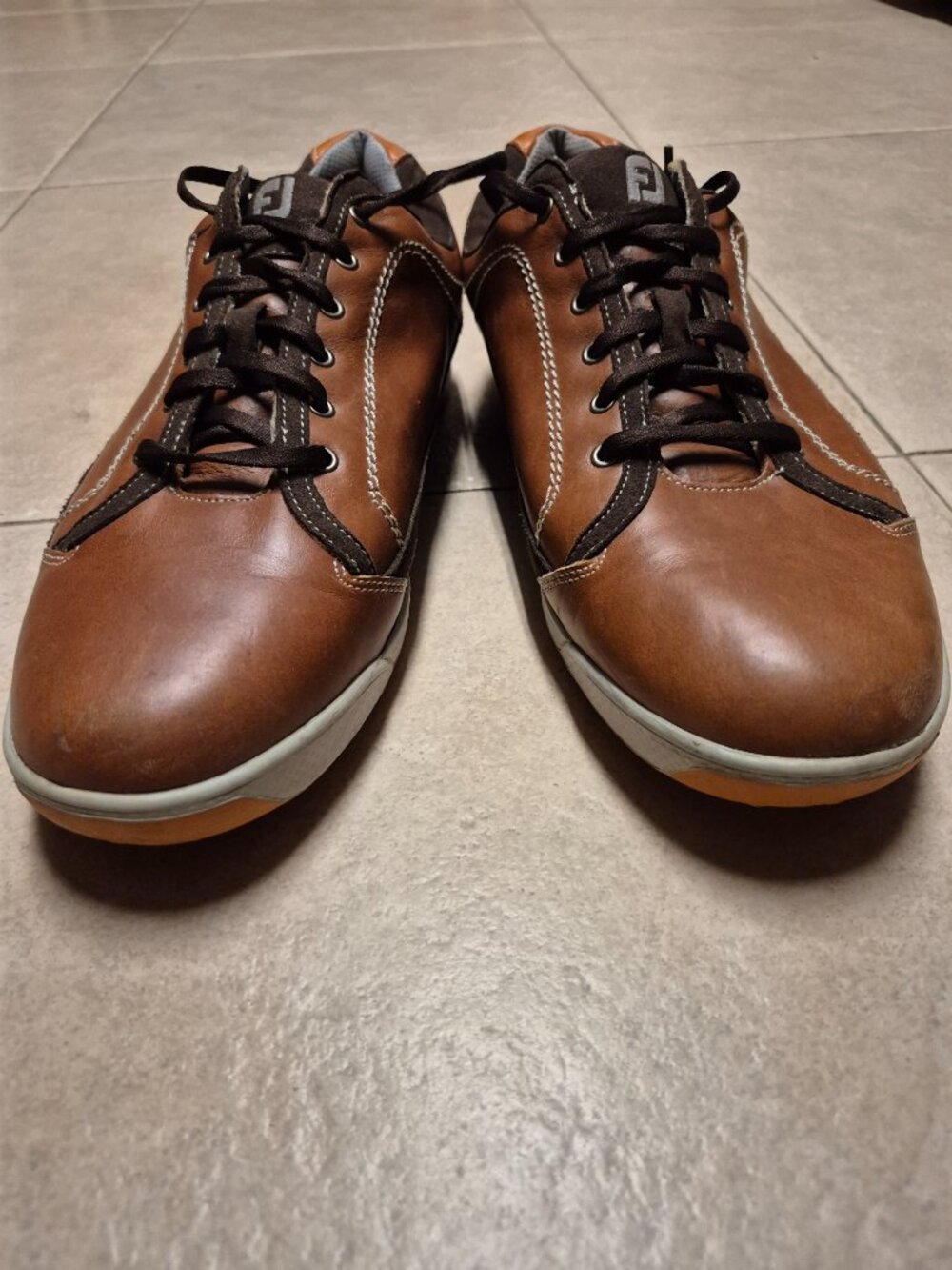 FootJoy FJ Shoes Mens 10 1/2 M Contour Lace Up Golf Sneaker